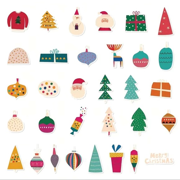 64pcs Christmas Decoration Stickers - Picture 4 of 9